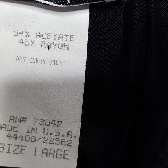 Vintage 80's Samantha David Women's L Metallic Blazer Jacket Shoulder Pads - Picture 11 of 13